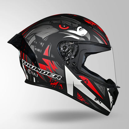 THUNDER FENIX MATT BLACK / GREY & RED