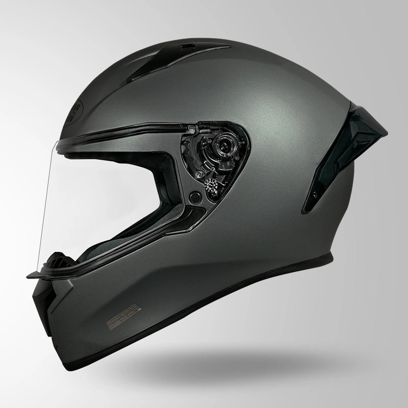 THUNDER MATT GUN GREY WITH SPOILER