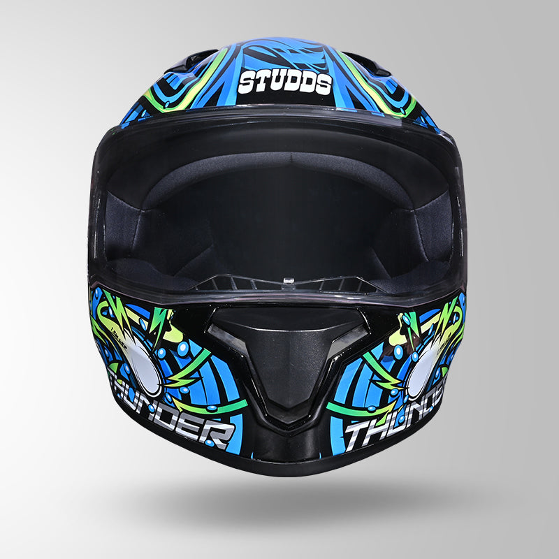 THUNDER D12 ANGLERFISH DECOR BLACK/BLUE & GREEN WITH SPOILER