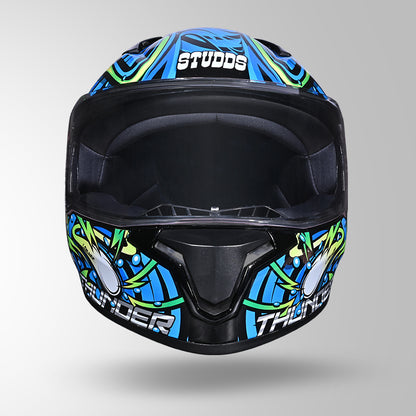 THUNDER D12 ANGLERFISH DECOR BLACK/BLUE & GREEN WITH SPOILER