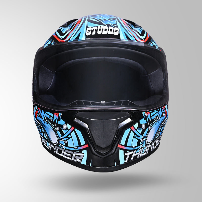 THUNDER D12 ANGLERFISH DECOR BLACK/BLUE & RED WITH SPOILER