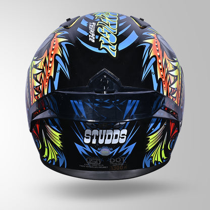 THUNDER D12 ANGLERFISH DECOR BLACK/BLUE & YELLOW WITH SPOILER