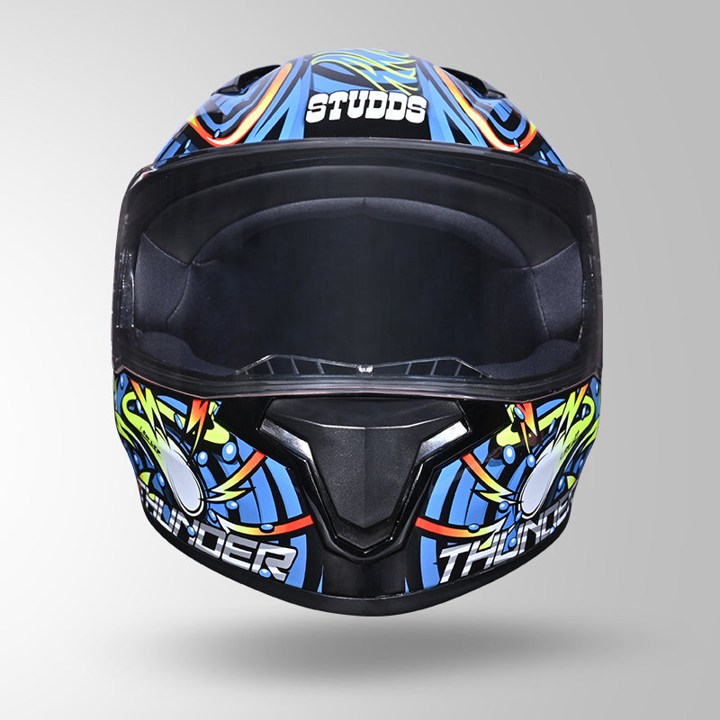 THUNDER D12 ANGLERFISH DECOR BLACK/BLUE & YELLOW WITH SPOILER