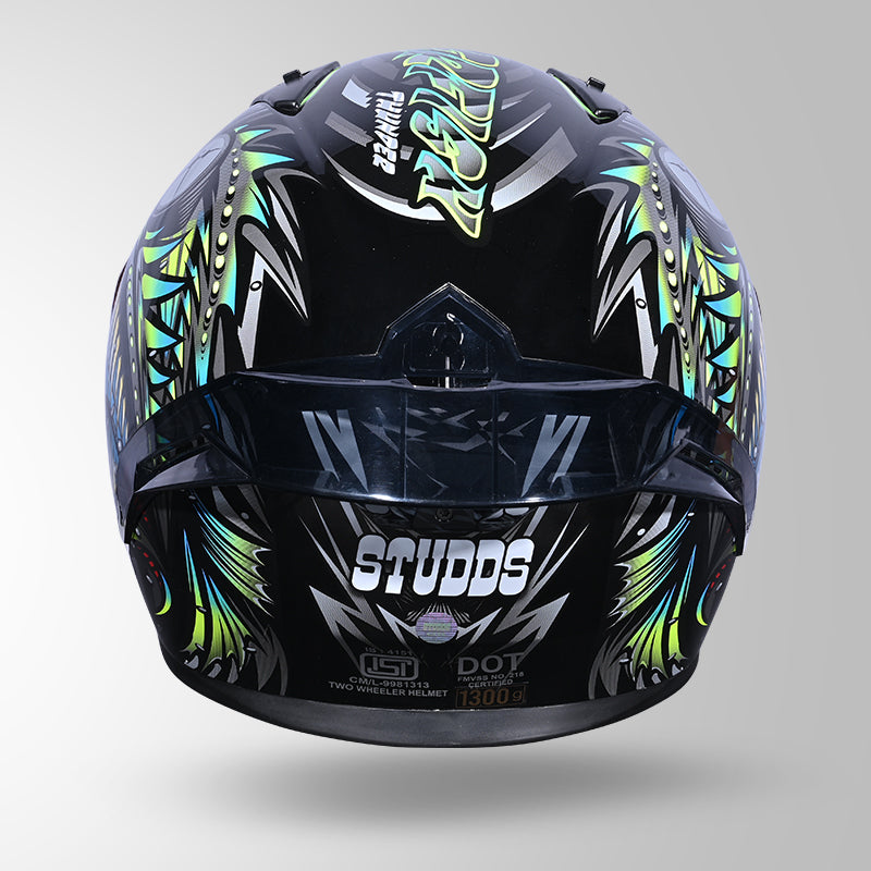 THUNDER D12 ANGLERFISH DECOR BLACK/GREY & BLUE WITH SPOILER