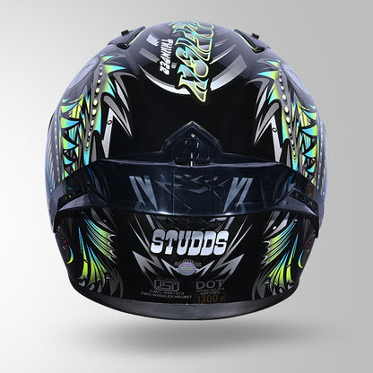 THUNDER D12 ANGLERFISH DECOR BLACK/GREY & BLUE WITH SPOILER