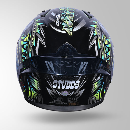 THUNDER D12 ANGLERFISH DECOR BLACK/GREY & BLUE WITH SPOILER