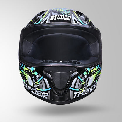 THUNDER D12 ANGLERFISH DECOR BLACK/GREY & BLUE WITH SPOILER