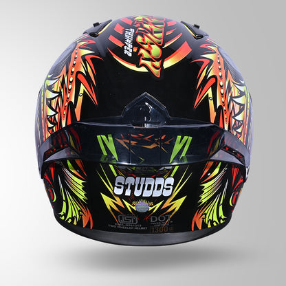 THUNDER D12 ANGLERFISH DECOR BLACK/RED & YELLOW WITH SPOILER
