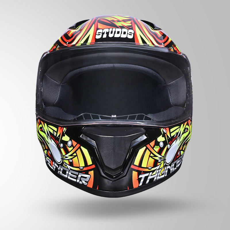 THUNDER D12 ANGLERFISH DECOR BLACK/RED & YELLOW WITH SPOILER