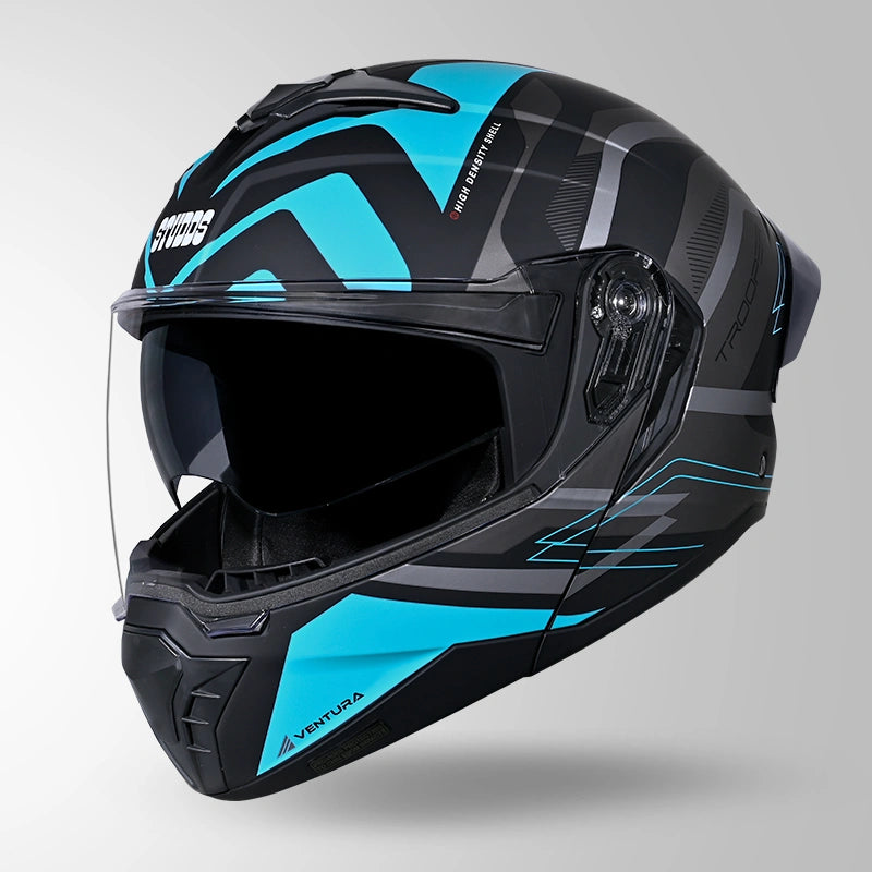 TROOPER D3 VENTURA DECOR MATT BLACK & BLUE