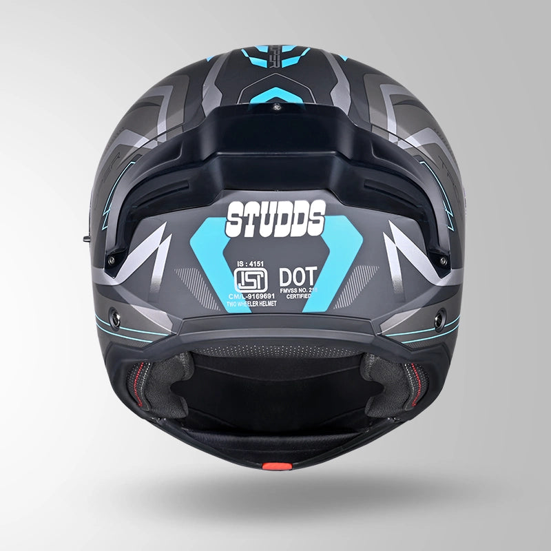 TROOPER D3 VENTURA DECOR MATT BLACK & BLUE