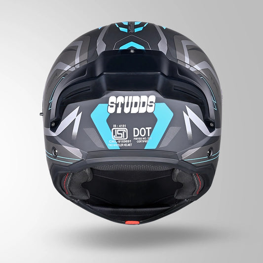 TROOPER D3 VENTURA DECOR MATT BLACK & BLUE