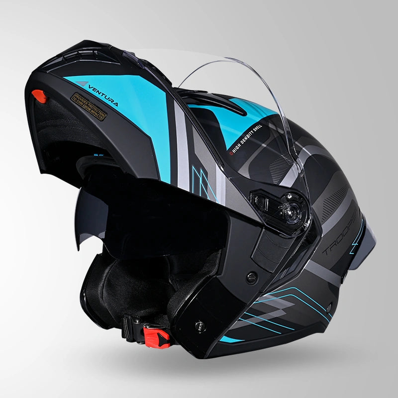 TROOPER D3 VENTURA DECOR MATT BLACK & BLUE