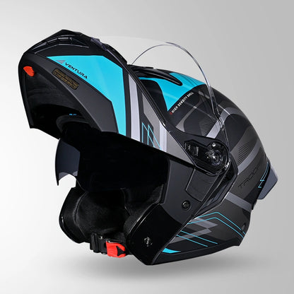 TROOPER D3 VENTURA DECOR MATT BLACK & BLUE