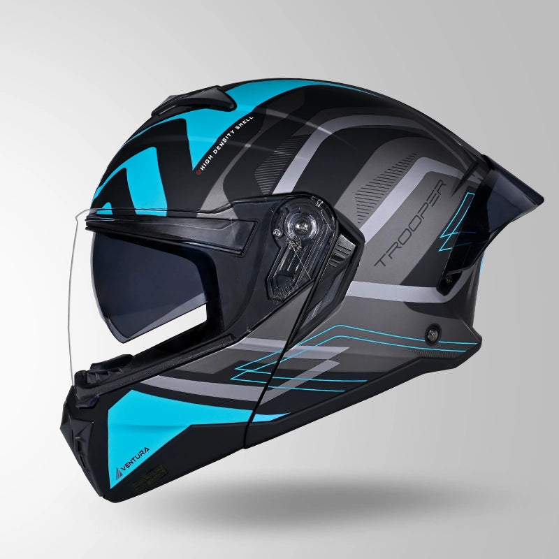 TROOPER D3 VENTURA DECOR MATT BLACK & BLUE