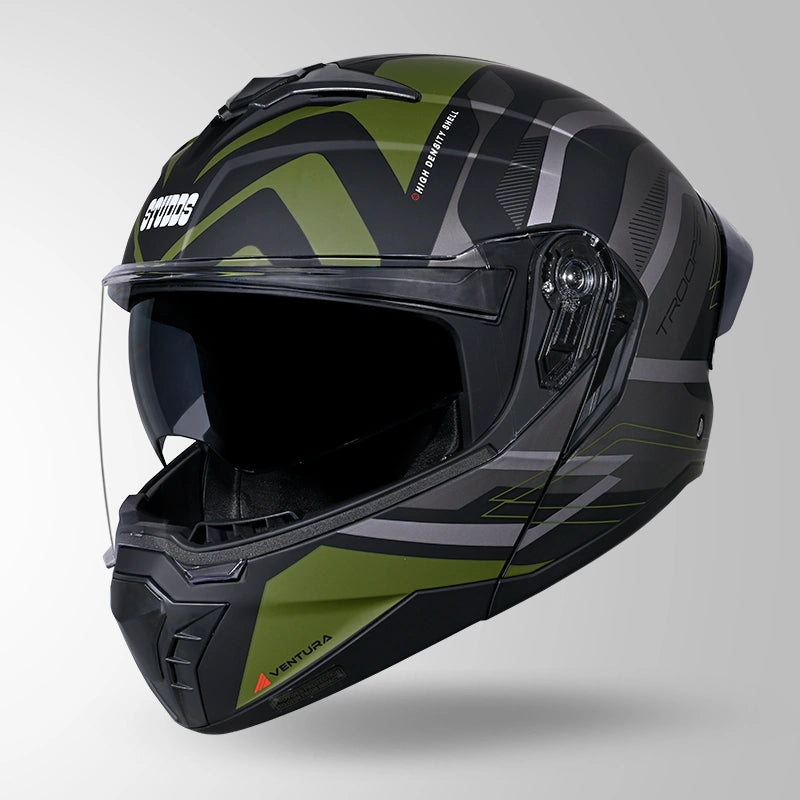 TROOPER D3 VENTURA DECOR MATT BLACK & GREEN