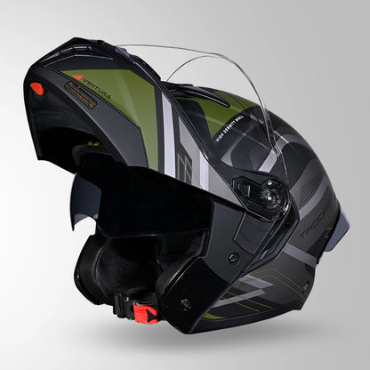 TROOPER D3 VENTURA DECOR MATT BLACK & GREEN