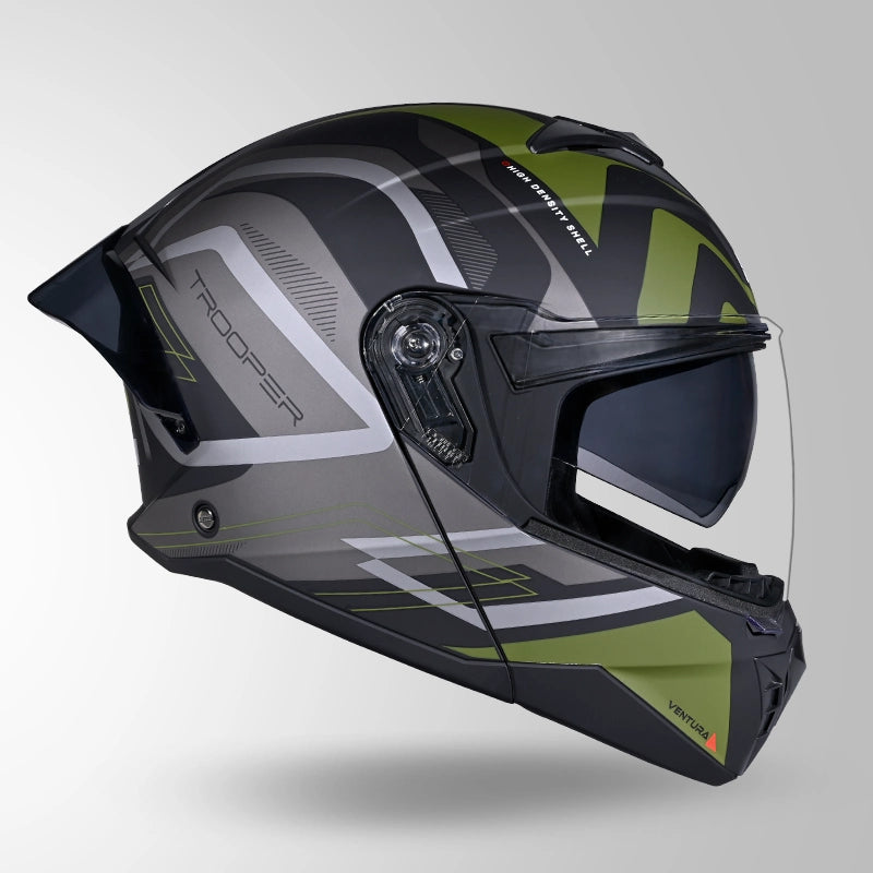 TROOPER D3 VENTURA DECOR MATT BLACK & GREEN