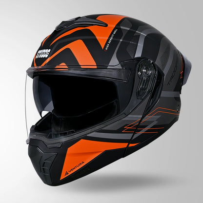 TROOPER D3 VENTURA DECOR MATT BLACK & ORANGE