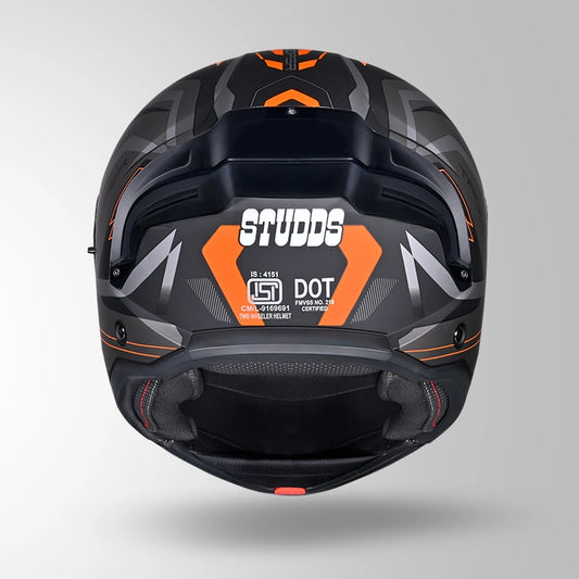 TROOPER D3 VENTURA DECOR MATT BLACK & ORANGE