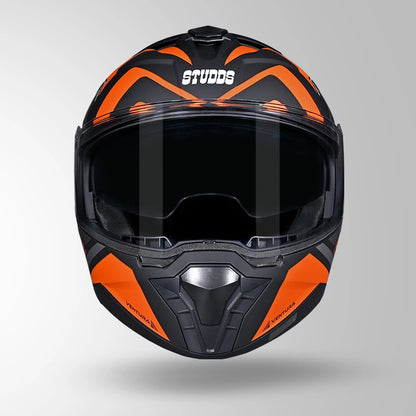 TROOPER D3 VENTURA DECOR MATT BLACK & ORANGE