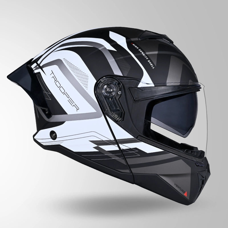 TROOPER D3 VENTURA DECOR MATT BLACK & WHITE