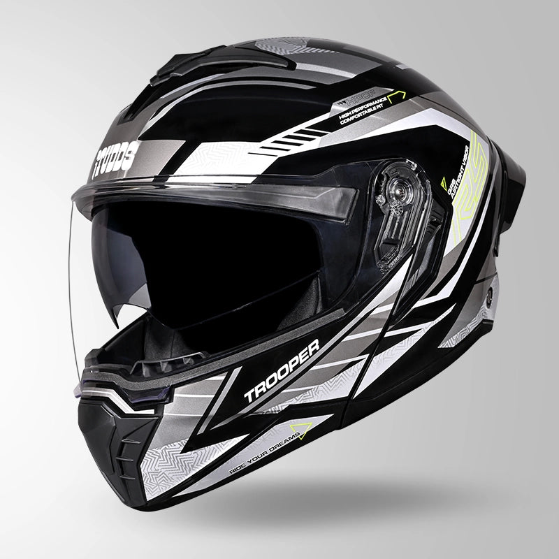 TROOPER D4 RACE DECOR BLACK / YELLOW & GREY