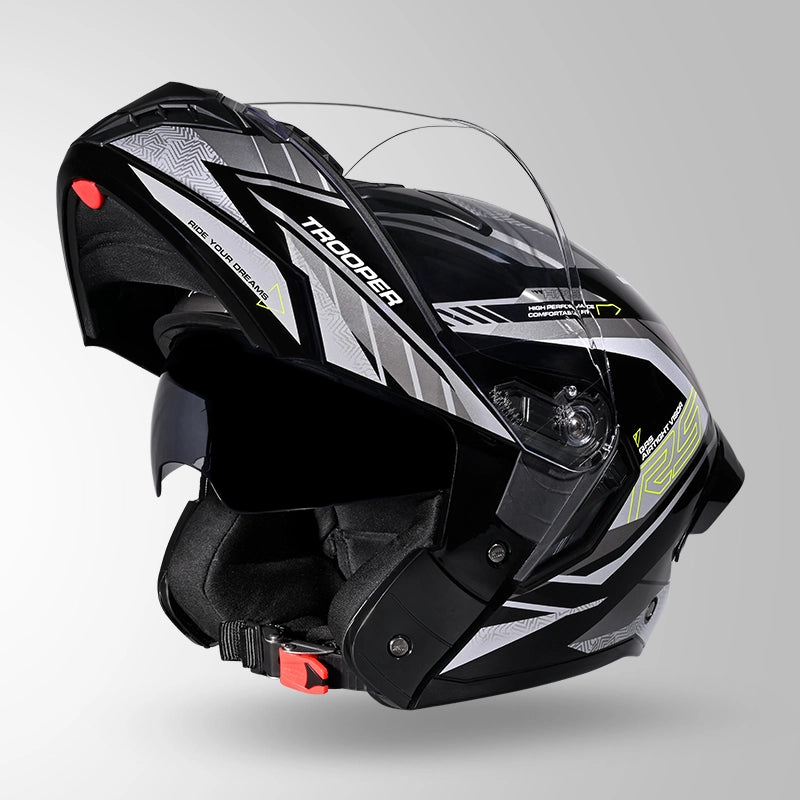 TROOPER D4 RACE DECOR BLACK / YELLOW & GREY