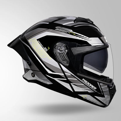 TROOPER D4 RACE DECOR BLACK / YELLOW & GREY
