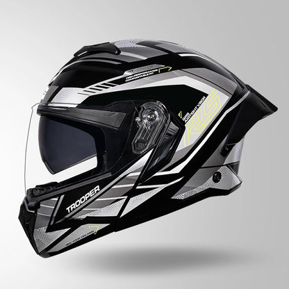 TROOPER D4 RACE DECOR BLACK / YELLOW & GREY