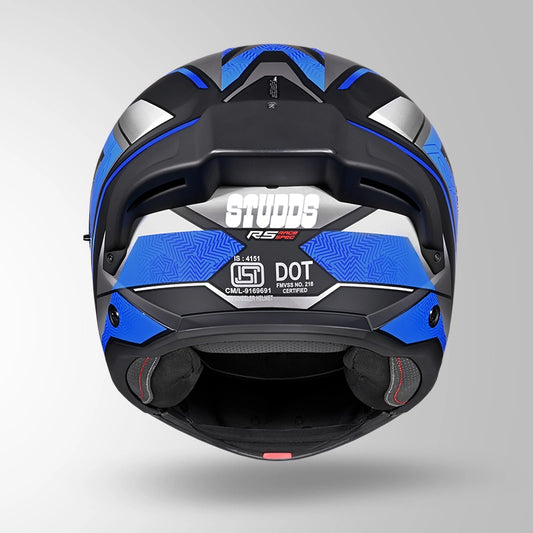 TROOPER D4 RACE DECOR MATT BLACK / GREY & BLUE