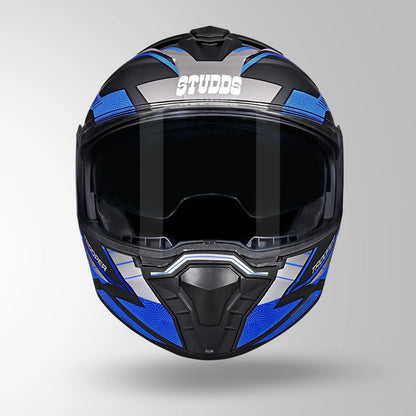 TROOPER D4 RACE DECOR MATT BLACK / GREY & BLUE