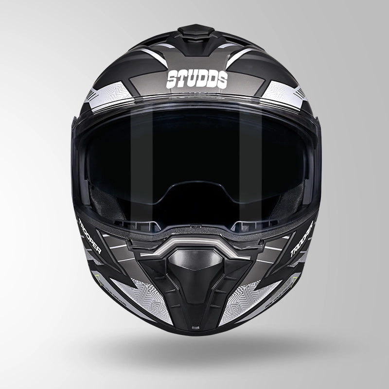TROOPER D4 RACE DECOR MATT BLACK / YELLOW & GREY