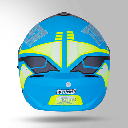 TROOPER DV D1 DECOR MATT BLUE & YELLOW