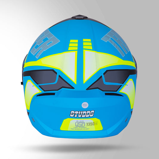 TROOPER DV D1 DECOR MATT BLUE & YELLOW