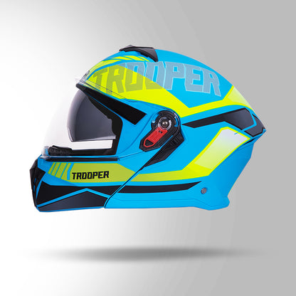 TROOPER DV D1 DECOR MATT BLUE & YELLOW