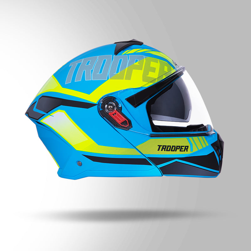 TROOPER DV D1 DECOR MATT BLUE & YELLOW