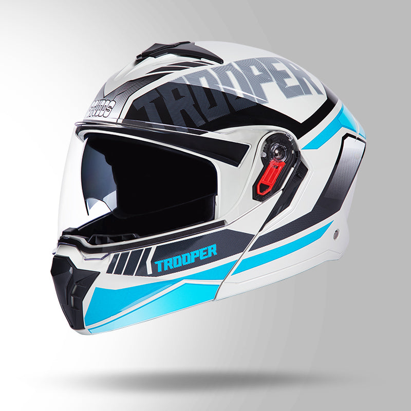 TROOPER DV D1 DECOR MATT GREY & BLUE