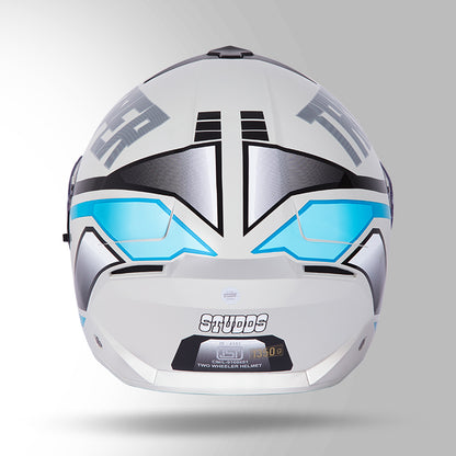 TROOPER DV D1 DECOR MATT GREY & BLUE