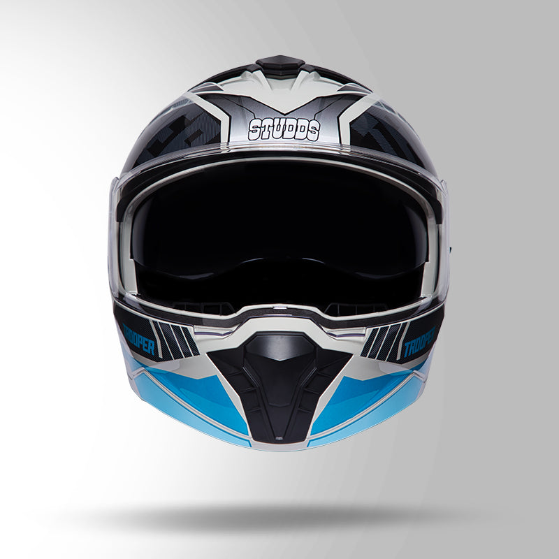 TROOPER DV D1 DECOR MATT GREY & BLUE