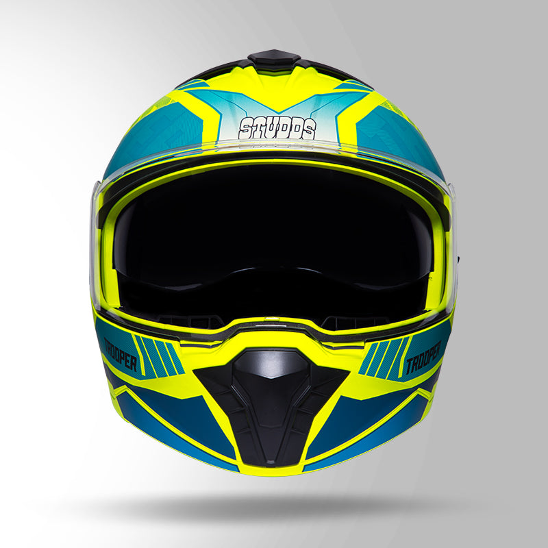 TROOPER DV D1 DECOR MATT YELLOW & BLUE