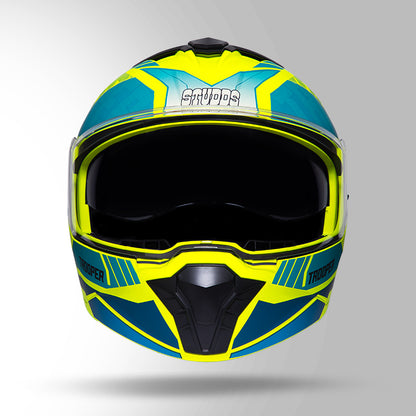 TROOPER DV D1 DECOR MATT YELLOW & BLUE
