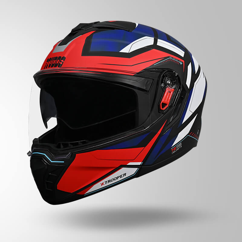 TROOPER DV D2 HELLCAT DECOR MATT BLACK/BLUE & WHITE