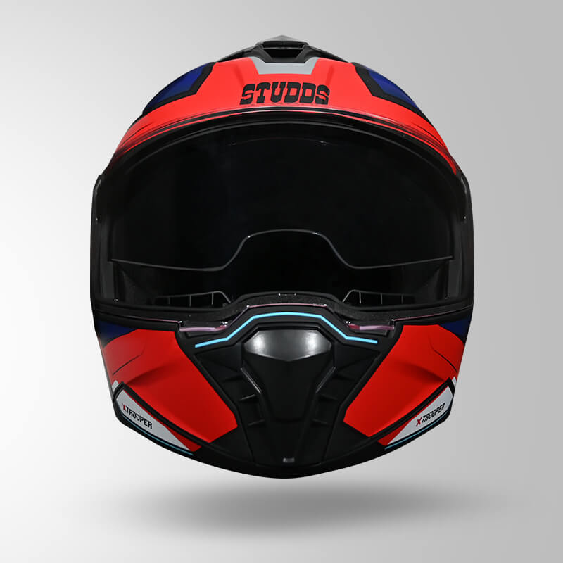 TROOPER DV D2 HELLCAT DECOR MATT BLACK/BLUE & WHITE