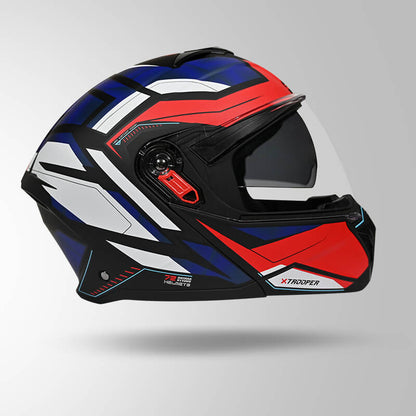 TROOPER DV D2 HELLCAT DECOR MATT BLACK/BLUE & WHITE