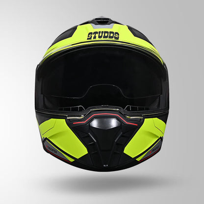 TROOPER DV D2 HELLCAT DECOR MATT BLACK /FLUORESCENT YELLOW & YELLOW