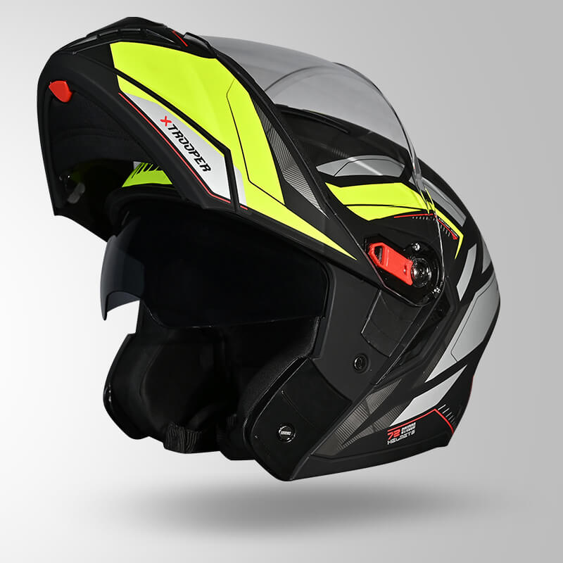 TROOPER DV D2 HELLCAT DECOR MATT BLACK /FLUORESCENT YELLOW & YELLOW