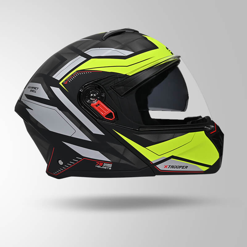 TROOPER DV D2 HELLCAT DECOR MATT BLACK /FLUORESCENT YELLOW & YELLOW