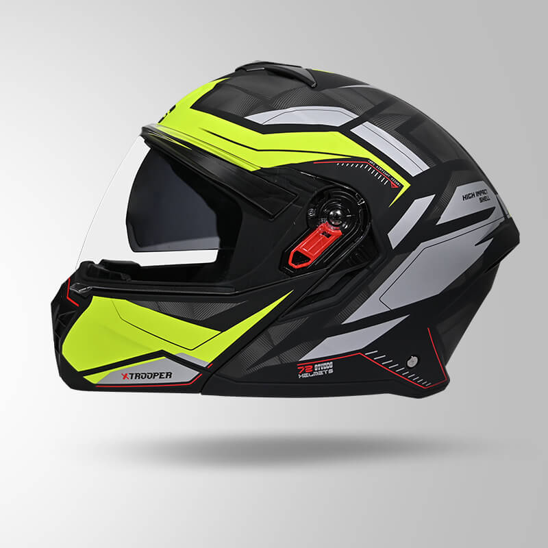 TROOPER DV D2 HELLCAT DECOR MATT BLACK /FLUORESCENT YELLOW & YELLOW