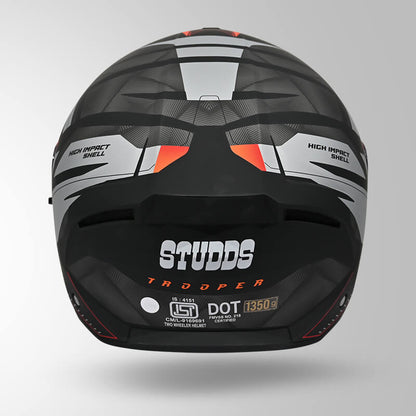 TROOPER DV D2 HELLCAT DECOR MATT BLACK & ORANGE